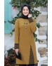 Asya Tesettür Takım - Yağ Yeşili
